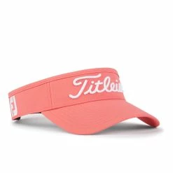 Titleist Tour Performance Visor -Golf Clubs Shop titleist tour performance visor coral white 02 66572.1646340228