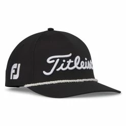Titleist Tour Rope Hat -Golf Clubs Shop titleist tour rope hat black white 02 62329.1676598345