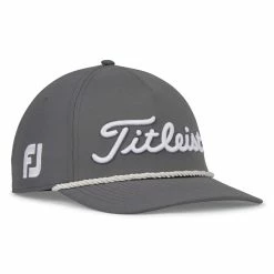 Titleist Tour Rope Hat -Golf Clubs Shop titleist tour rope hat charcoal white 02 34454.1676593567