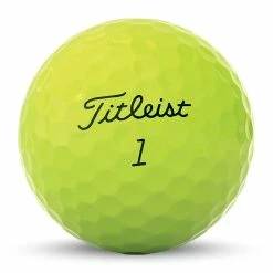 Titleist Tour Soft 2022 Yellow Golf Balls -Golf Clubs Shop titleist tour soft yellow golf balls t4113s logo