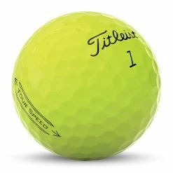 Titleist Tour Speed 2022 Yellow Golf Balls -Golf Clubs Shop titleist tour speed yellow golf balls t4152s hero