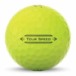 Titleist Tour Speed 2022 Yellow Golf Balls -Golf Clubs Shop titleist tour speed yellow golf balls t4152s side