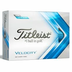 Titleist Velocity 2022 Matte Blue Golf Balls