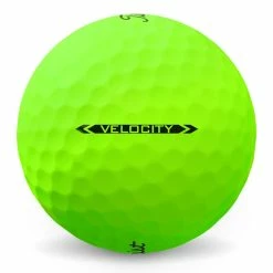 Titleist Velocity 2022 Matte Green Golf Balls -Golf Clubs Shop titleist velocity golf ball matte green side
