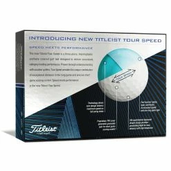 Titleist Tour Speed Golf Balls -Golf Clubs Shop titleist tour speed dozen back