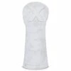 Titleist Limited Edition 'White Out' Leather Golf Hybrid Headcover -Golf Clubs Shop titleist white out leather hybrid headcover