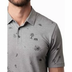 Travis Mathew Ice Breaker Polo -Golf Clubs Shop travis mathew ice breaker polo heather medium grey 04 26942.1671484353