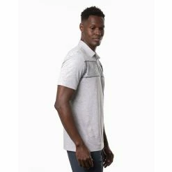 Travis Mathew Make Camp Polo -Golf Clubs Shop travis mathew make camp polo heather light grey 02 67914.1676598295