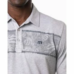 Travis Mathew Make Camp Polo -Golf Clubs Shop travis mathew make camp polo heather light grey 04 64796.1676585470
