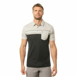 Travis Mathew Salad Days Polo -Golf Clubs Shop travis mathew salad days polo heather light grey 01 08409.1676589034