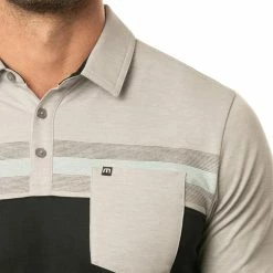 Travis Mathew Salad Days Polo -Golf Clubs Shop travis mathew salad days polo heather light grey 02 79701.1676590723