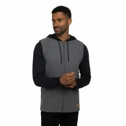Travis Mathew Scavenger Jacket -Golf Clubs Shop travis mathew scavenger full zip hoodie heather dark grey 01 11257.1676587624