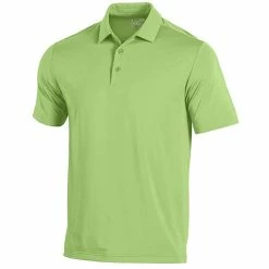 Under Armour T2 Green Polo -Golf Clubs Shop under armour t2 green polo summer lime 01 30121.1675699979