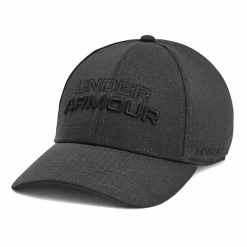 Under Armour UA Jordan Spieth Tour Stretch Fit Hat -Golf Clubs Shop under armour ua jordan spieth tour stretch fit hat jet grey 01 32619.1633018991