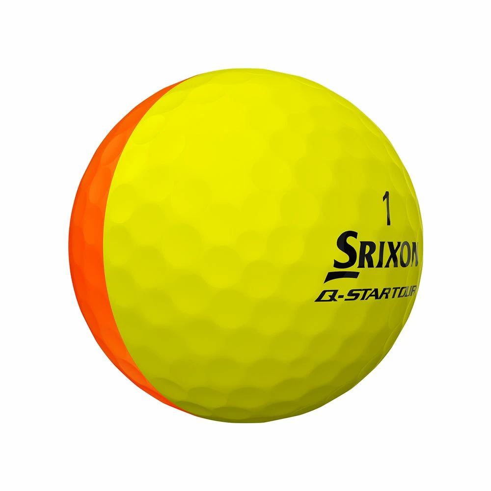 Srixon Q-Star Tour Divide Orange Golf Balls 2 Srixon Q-Star Tour Divide Orange Golf Balls - Image 2