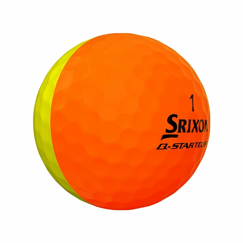 Srixon Q-Star Tour Divide Orange Golf Balls 3 Srixon Q-Star Tour Divide Orange Golf Balls - Image 3